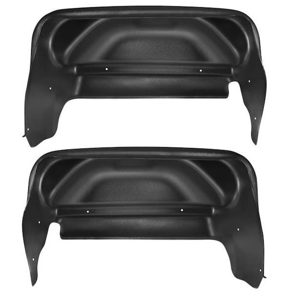 Husky Liners 14-C SIERRA REAR WHEEL WELL GUARDS WHEEL WELL GUARDS BLACK 79031 - main